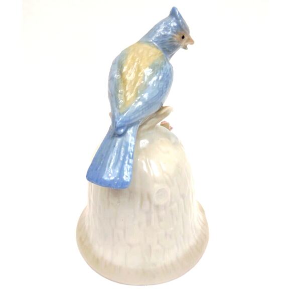 Vintage Blue Jay Collectible Ceramic Bell by Price Products - Picture 4 of 7